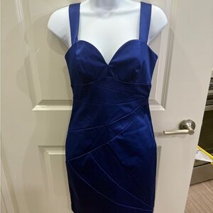 Elegant Blue Women's Dress